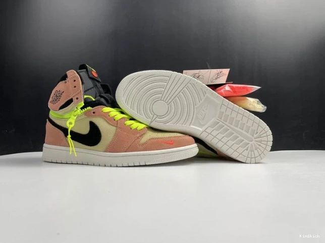 820 CW6576- Jordan Peach 1 Switch Air High HighQuality 0622